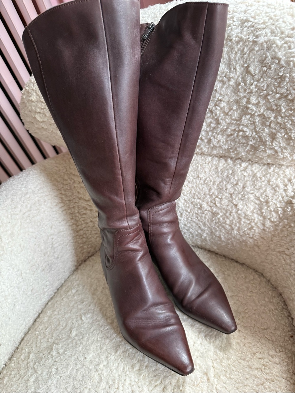 Naturalizer Deesha Knee-High Boots in Chocolate Bar